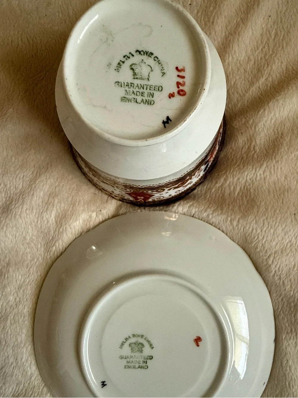 Vintage Royal Gregg England Bone China and Melba read below TWO SETS
